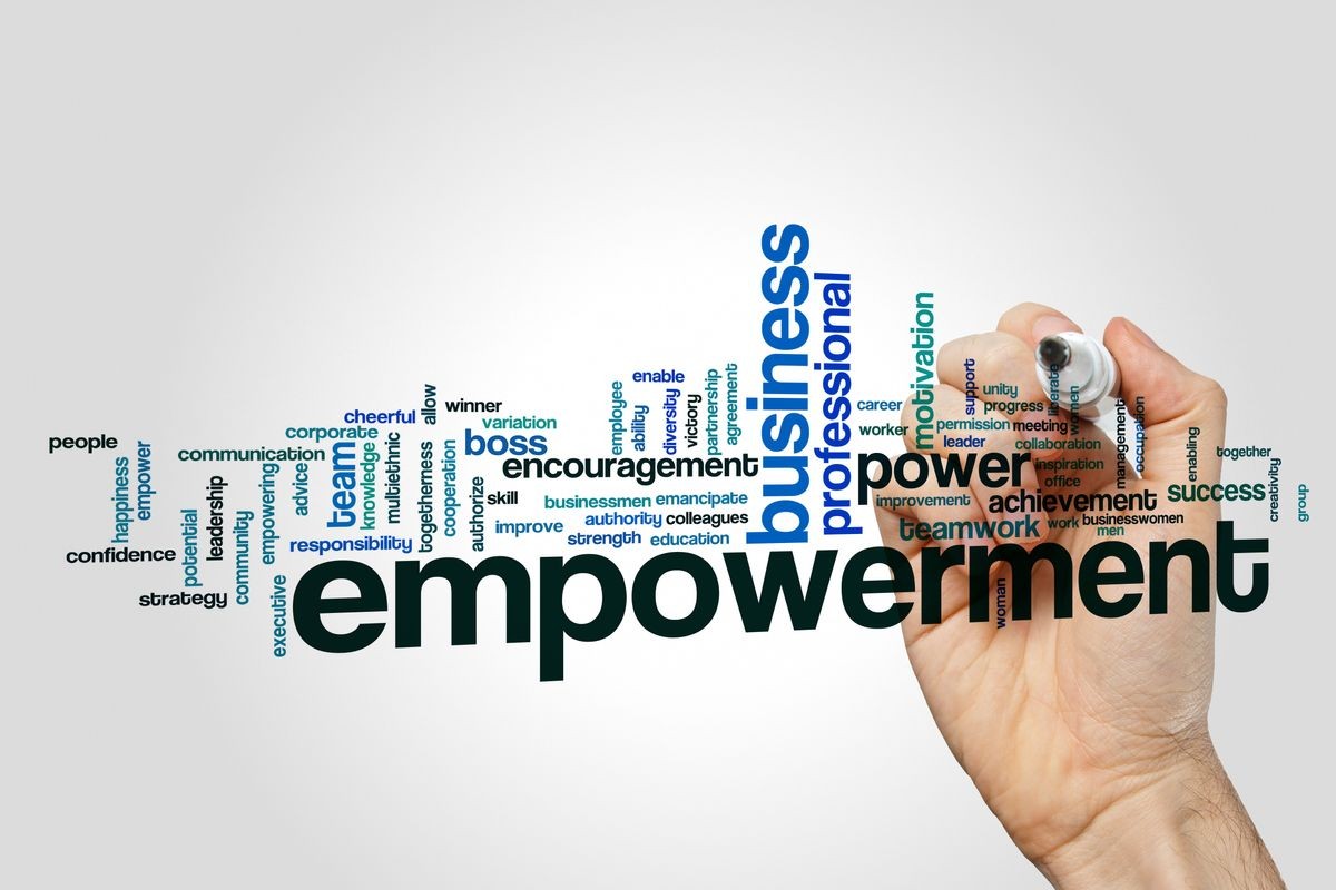 Empowerment word cloud concept